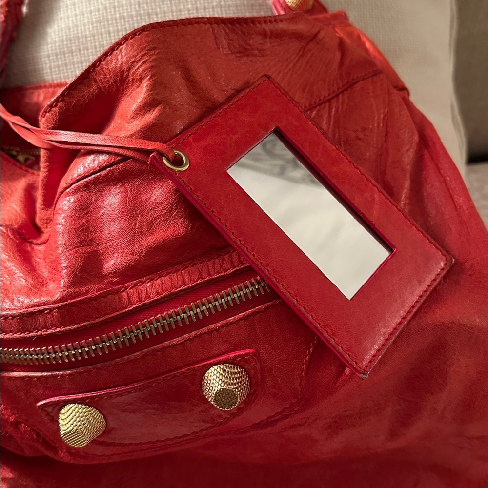 Balenciaga Red Tote Bag - Picture 3 of 7